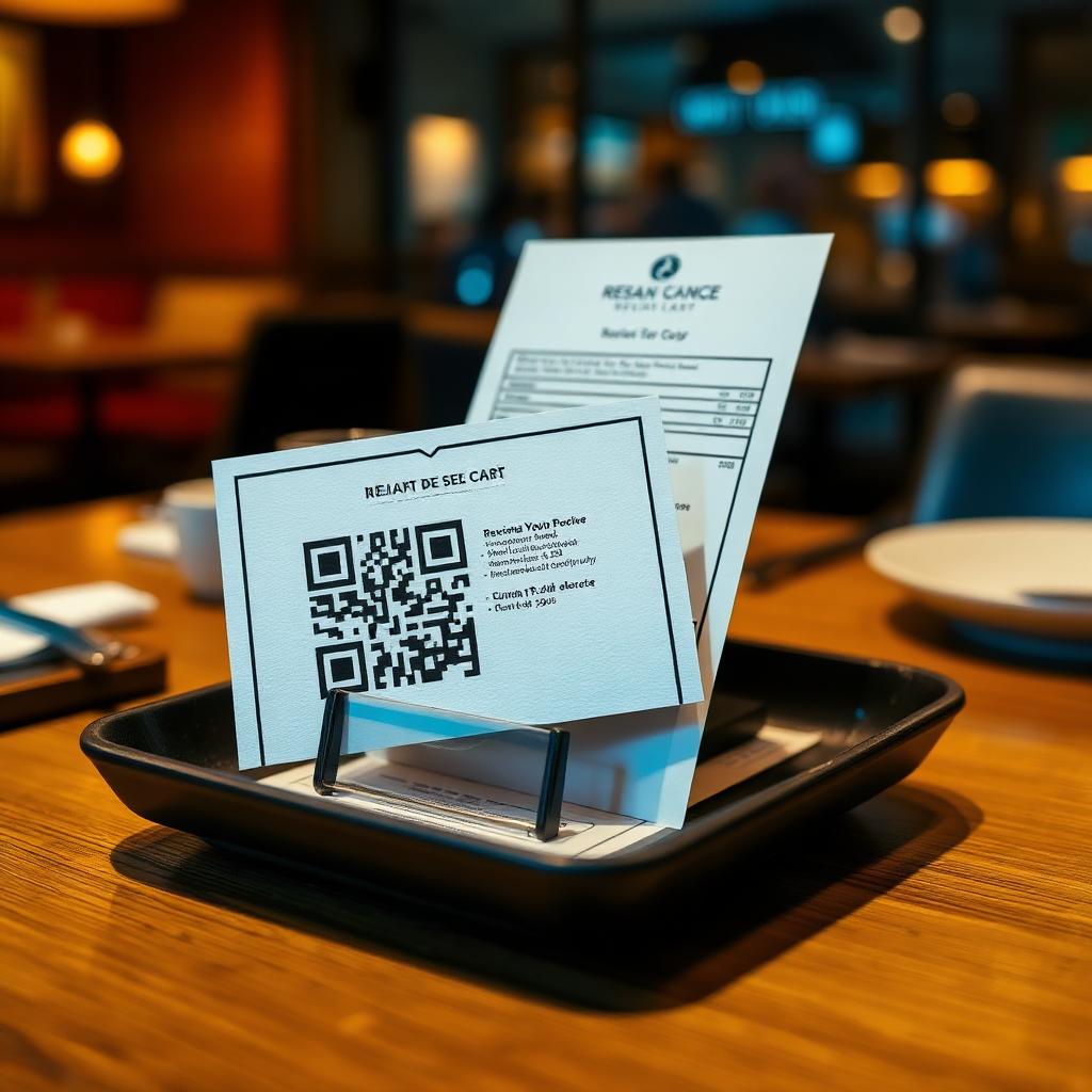 QR kortelė prie kvito